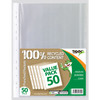 Pack of 50 A4 Value Punched Pockets