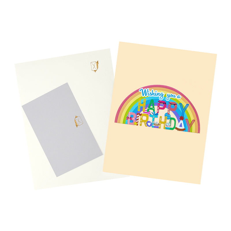 Cupcakes & Balloons Joyful Wishes Pop Up Birthday Card