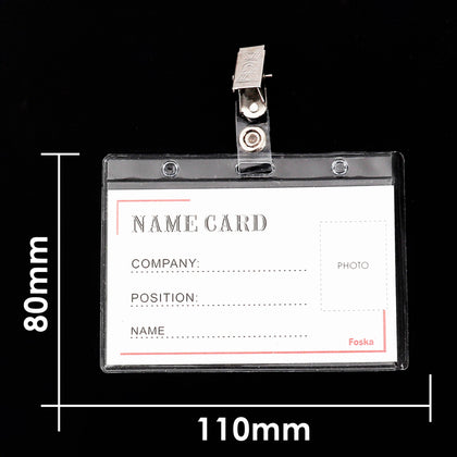 Box of 100 Name Badges -110x80mm