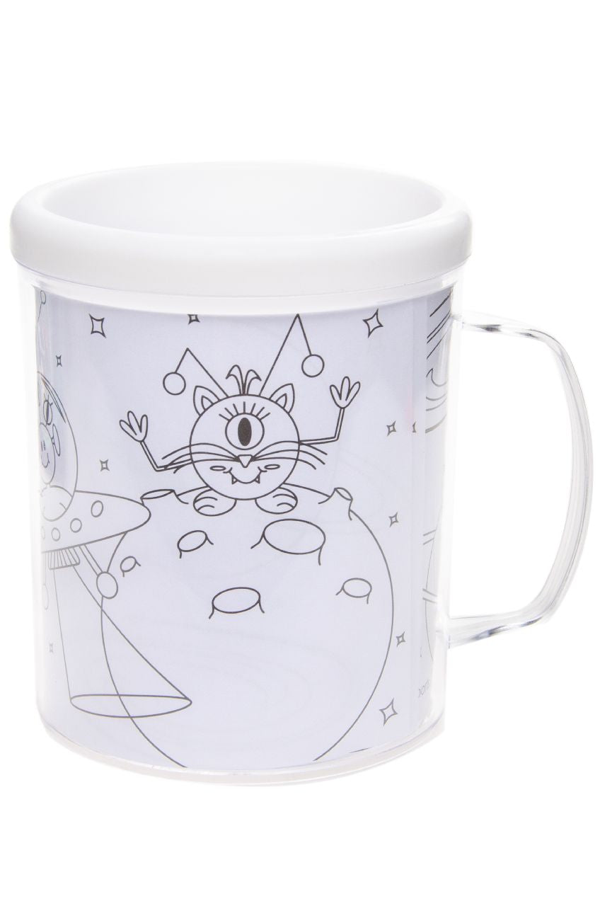 Space Theme Color Your Own Mug