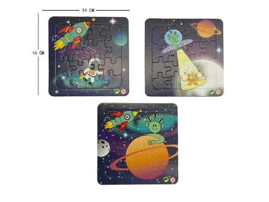 Pack of 12 Space Mini Puzzle Games