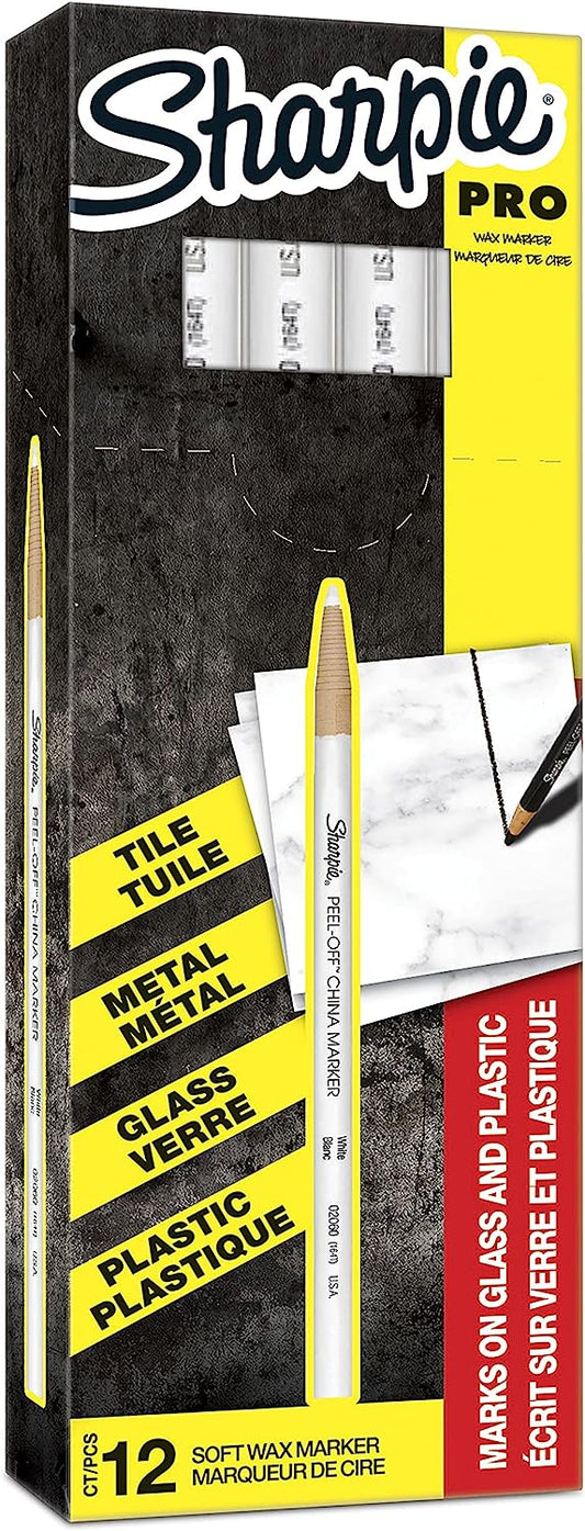 Pack of 12 Sharpie China  White Markers