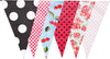 Punk Vintage Pattern Bunting 10m with 20 Pennants