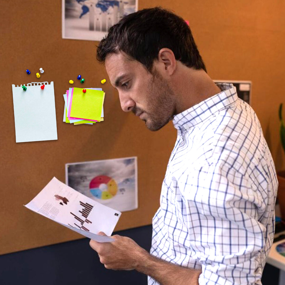 Pack of 600 Assorted Coloured Push Pins in Tub