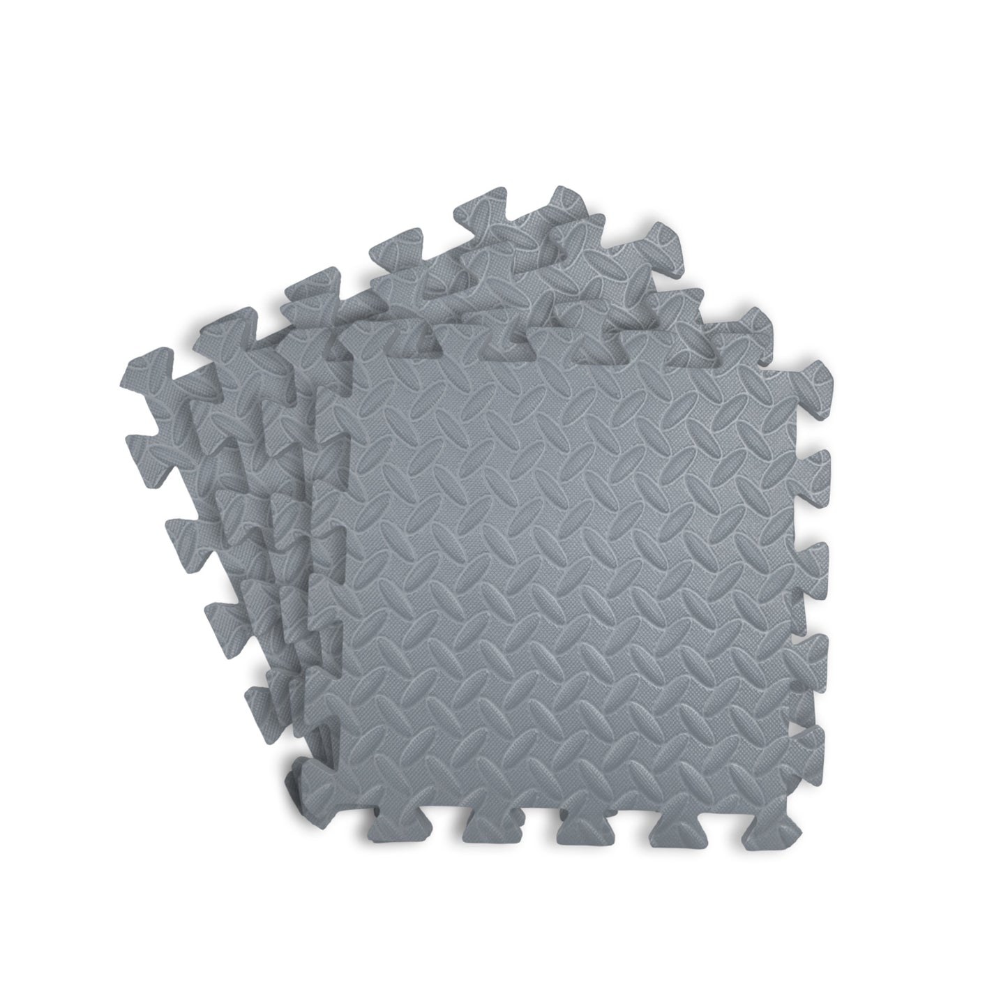 Pack of 4 30x30cm Grey Coloured 1cm Thick EVA Foam Mats