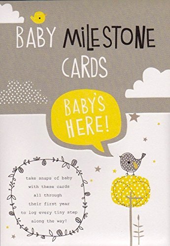 Baby Milestone Hallmark New Cards 6 double sided printed. 