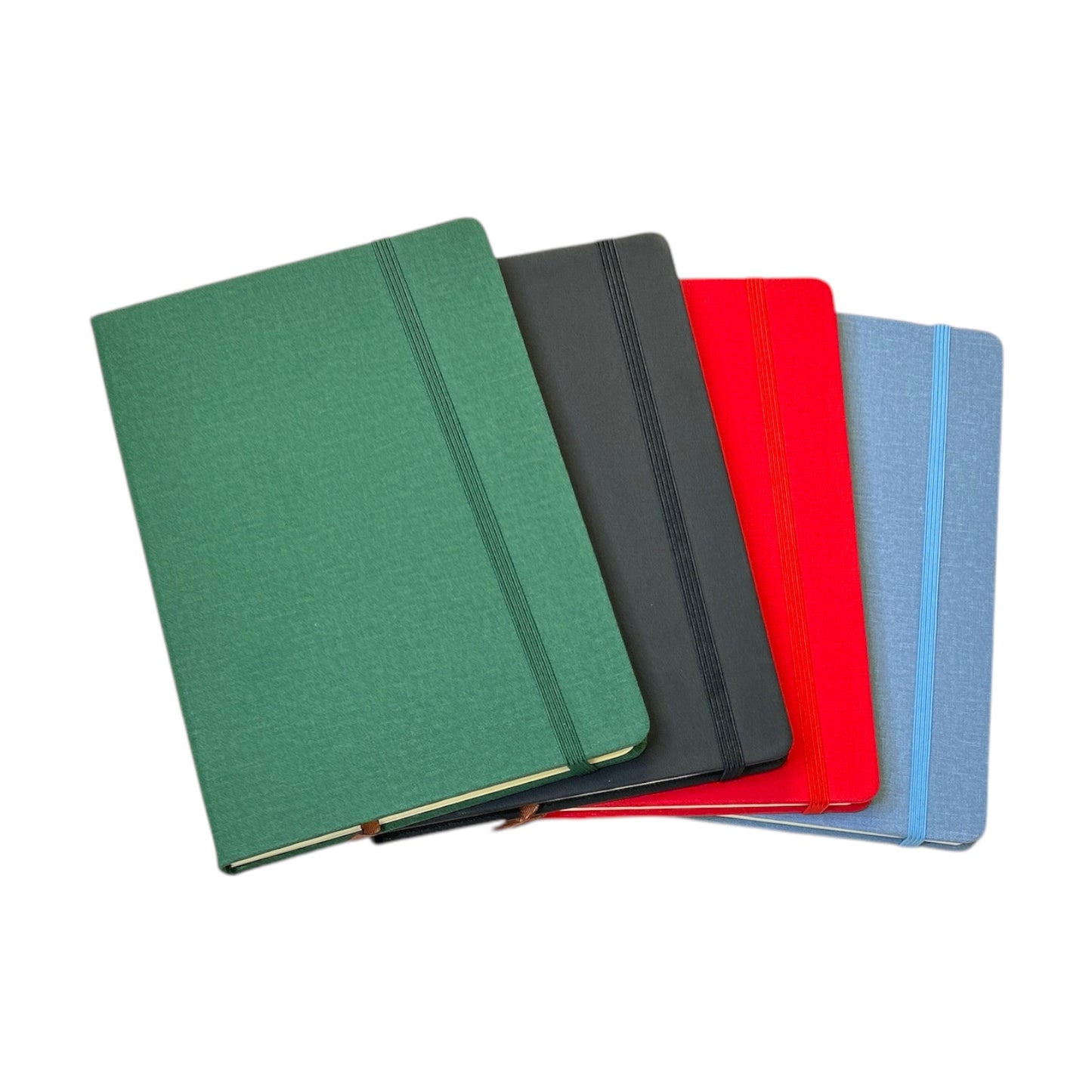 Single A5 96 Sheets Ruled PU Leather cover Notebook with Elastic Closure