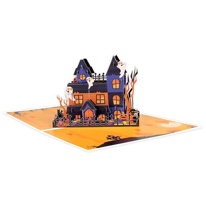 House of Horrors 3D Pop Up Halloween Card