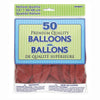 Pack of 50 Cherry Red 12" Latex Balloons