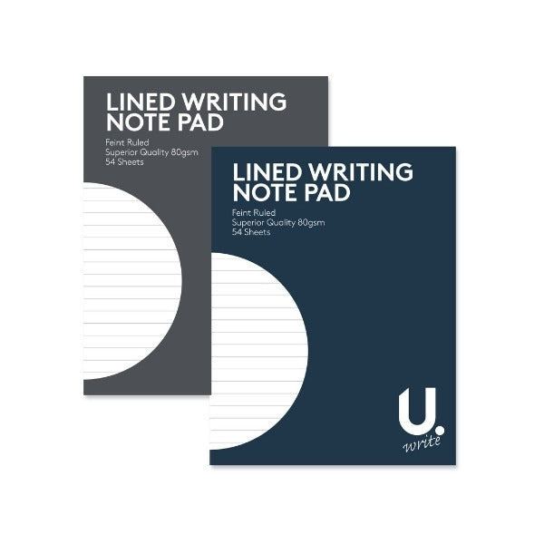 Single Ruled Paper Pad Single 13.5x17.5cm 108 Pages Lined Writing Pad– Choice Wholesale
