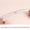 30cm Clear Plastic Ruler - (12" Rule)