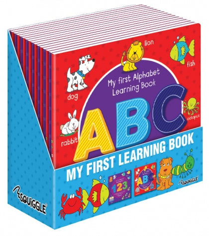 Single 21x21cm My First Alphabets OR Numbers Book