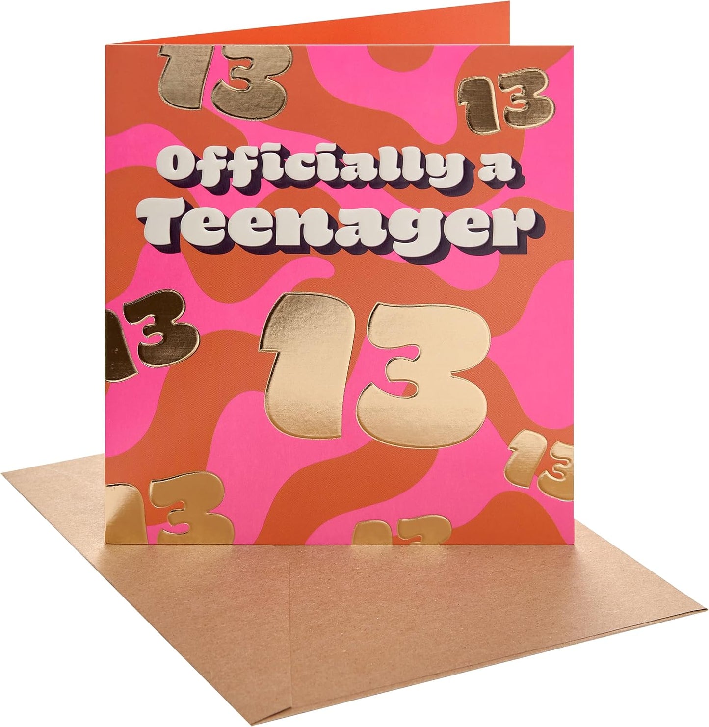 Officially a Teenager Design 13th Birthday Card
