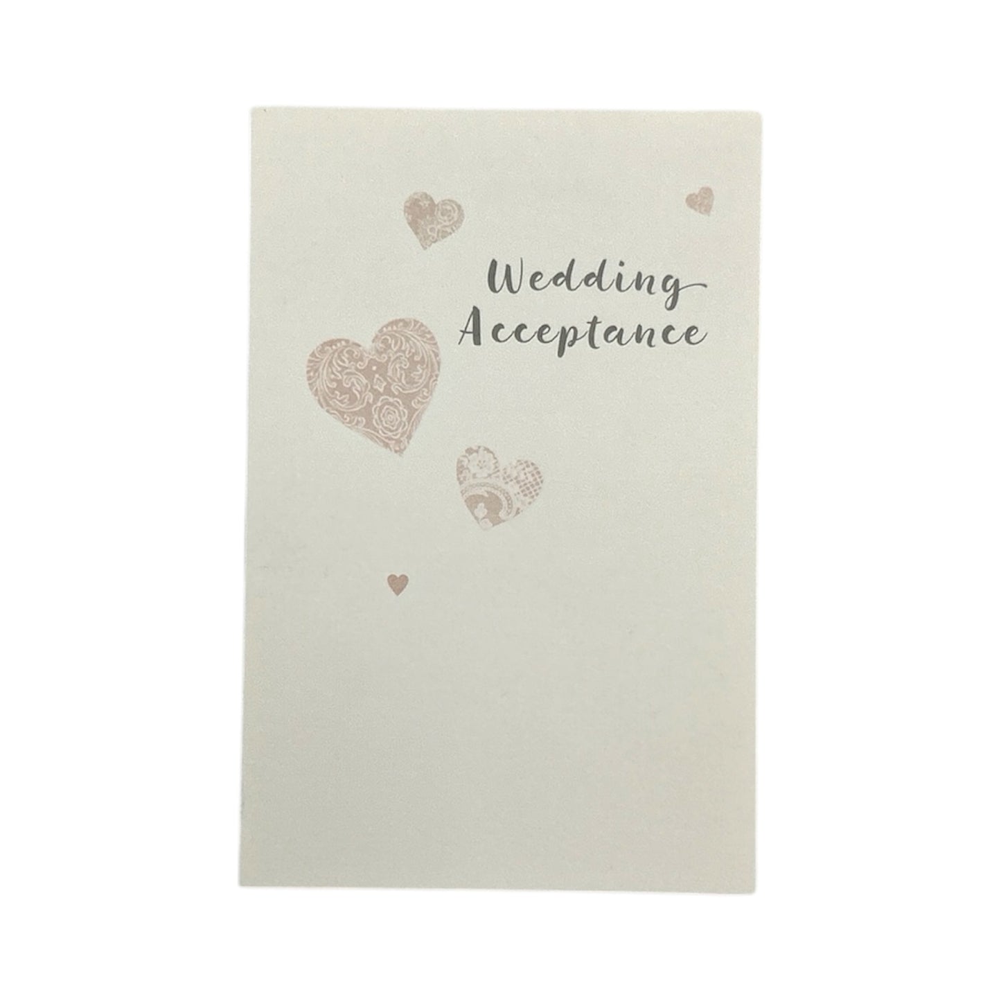 Gibson Wedding Acceptance Card