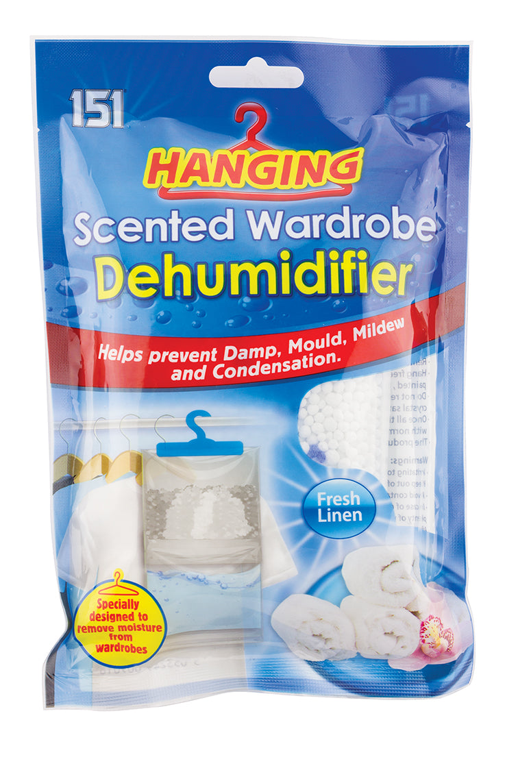 Pack of 3 Scented Hanging Wardrobe Dehumidifier