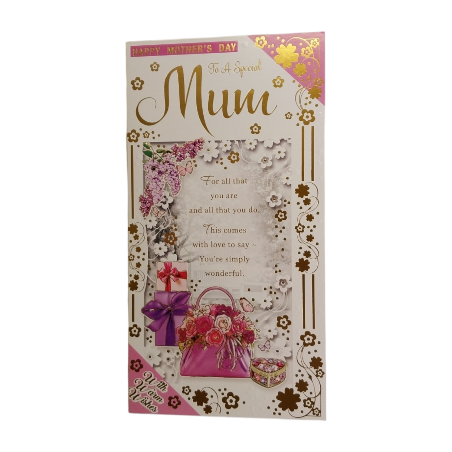 To A Special Mum Sentimental Verse Mother's Day Card