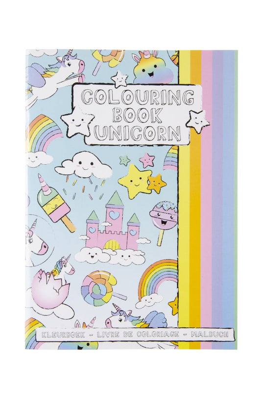 Pack of 12 A4 Unicorn Coloring Books with Stickers Sheet