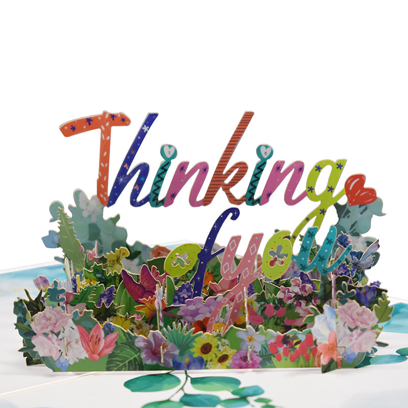 Thinking of You 3D Pop Up Greeting Card