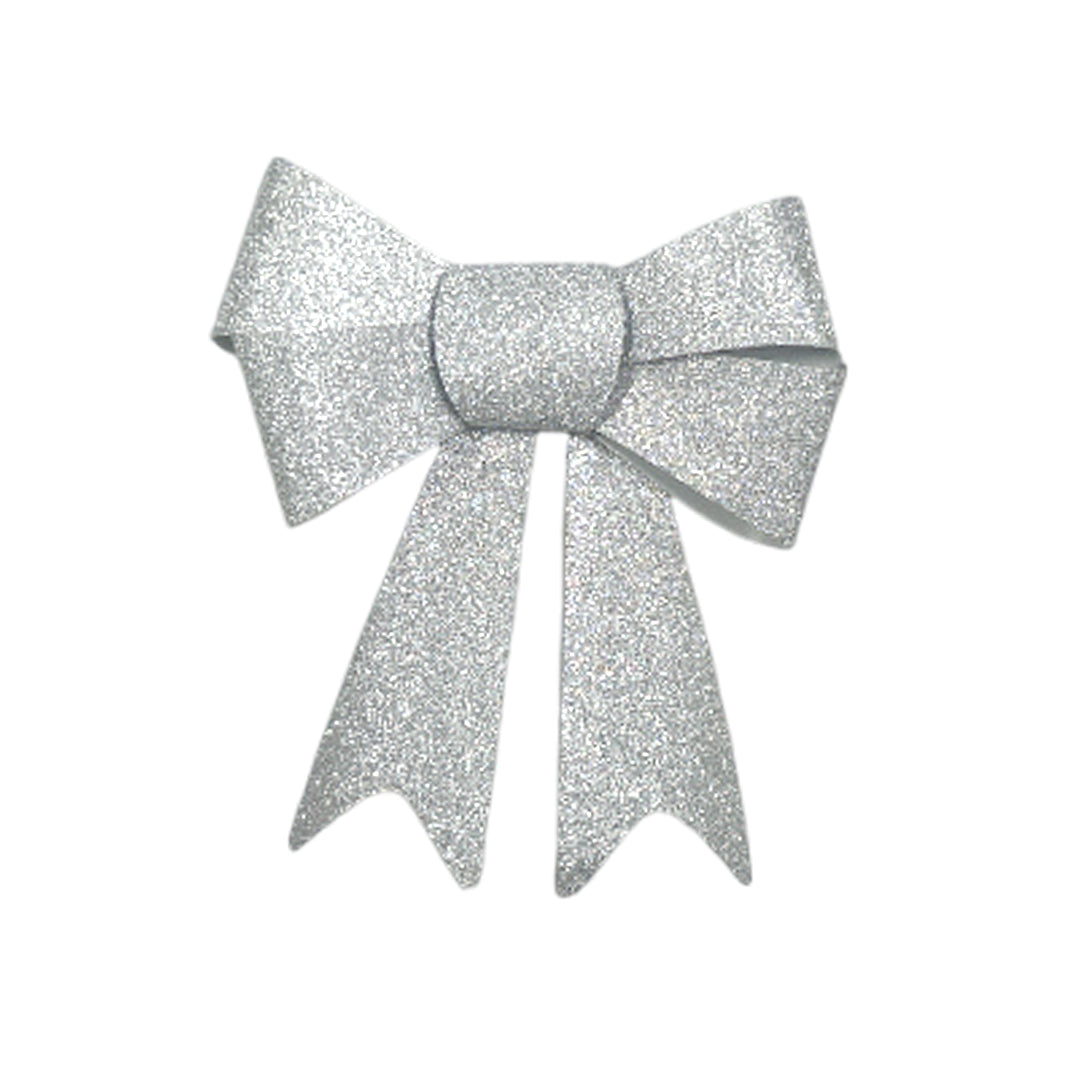 Pack of 3 Christmas Silver Present Gift Bows