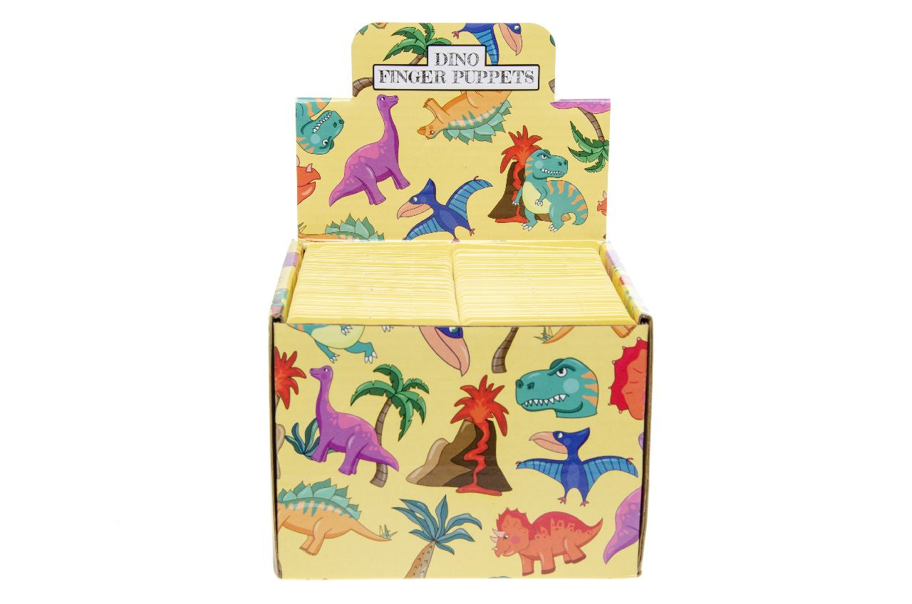 Pack of 72 Dinosaur Finger Puppet Toys