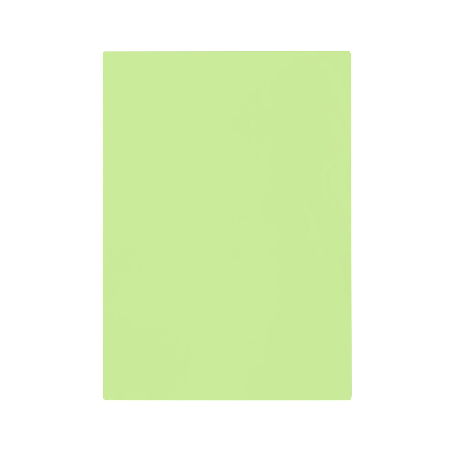 Pack of 16 A4 Plain Light Green Dyslexia Overlay Reading Sheets – PET Material, Rounded Corners