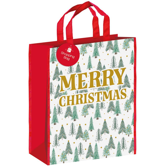 Portrait Icon Design PP Non Woven Shopping Christmas Gift Bag