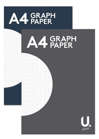 Single A4 35 Sheets Graph Paper Pad