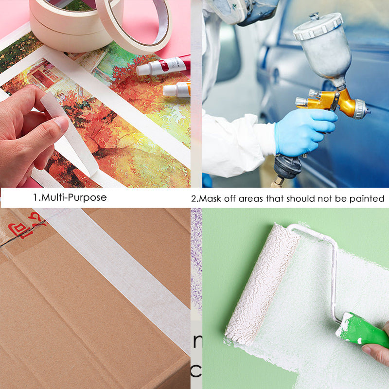 Pack of 6 Masking Tape 48mm x 18yard 