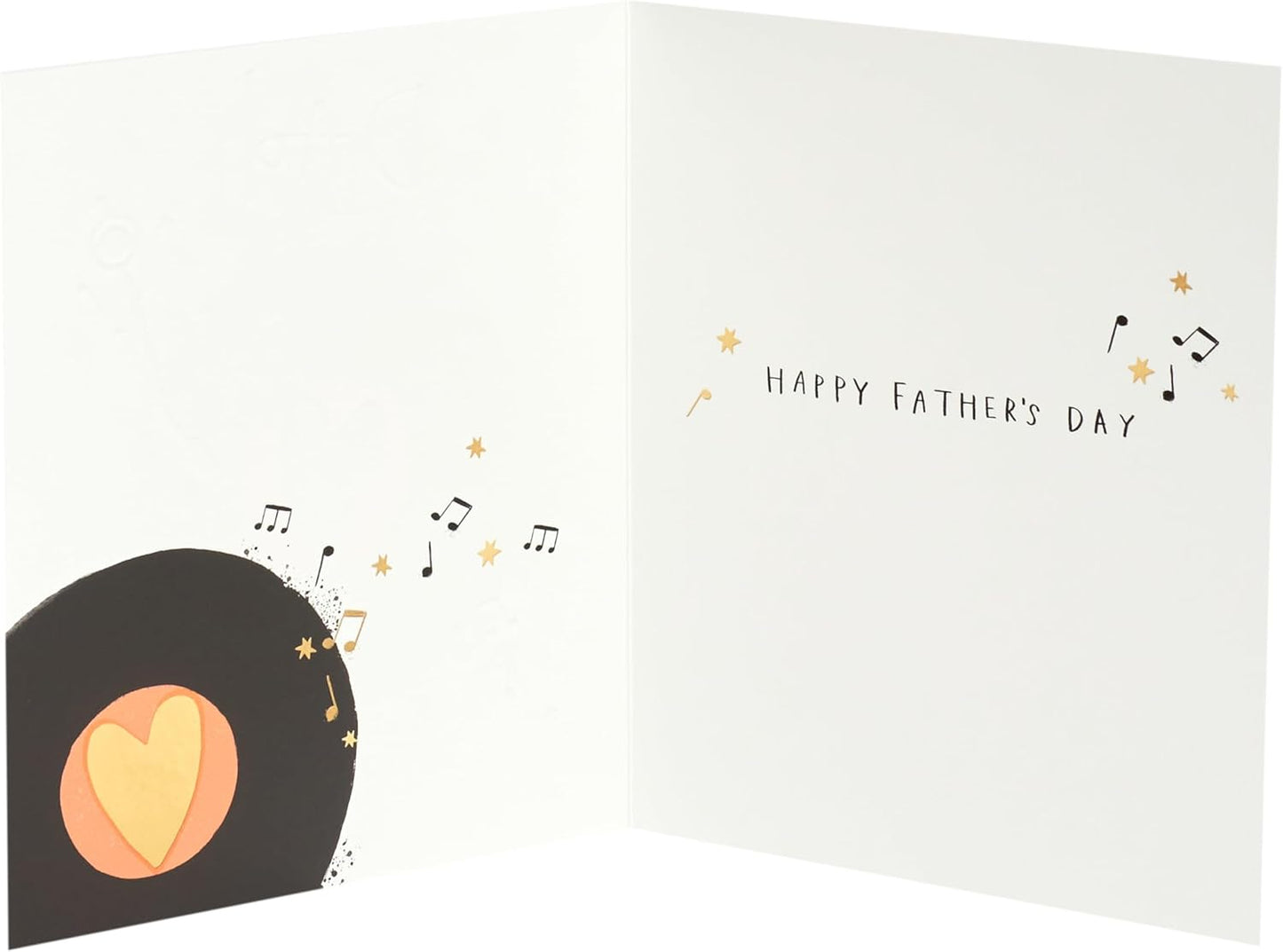 Illustrated Vinyl Record Design Dad Father's Day Card