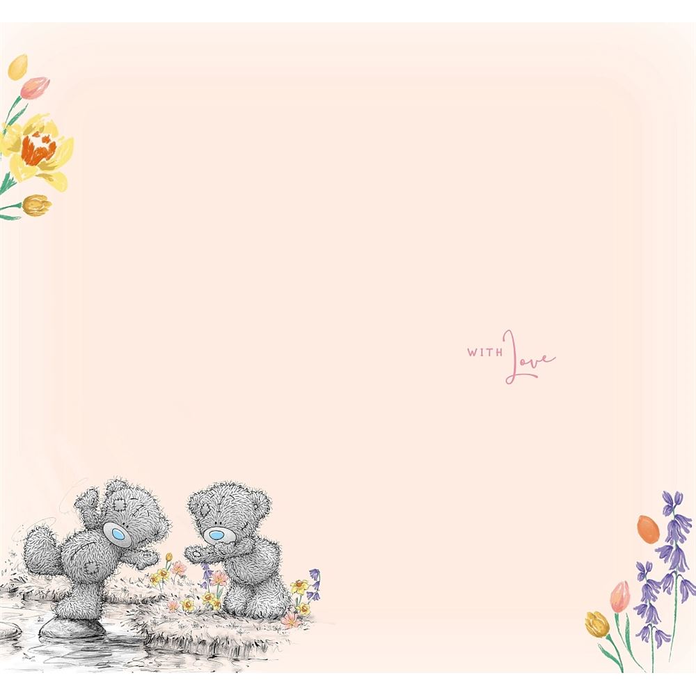 Bears Holding Hands Grandparents Easter Card