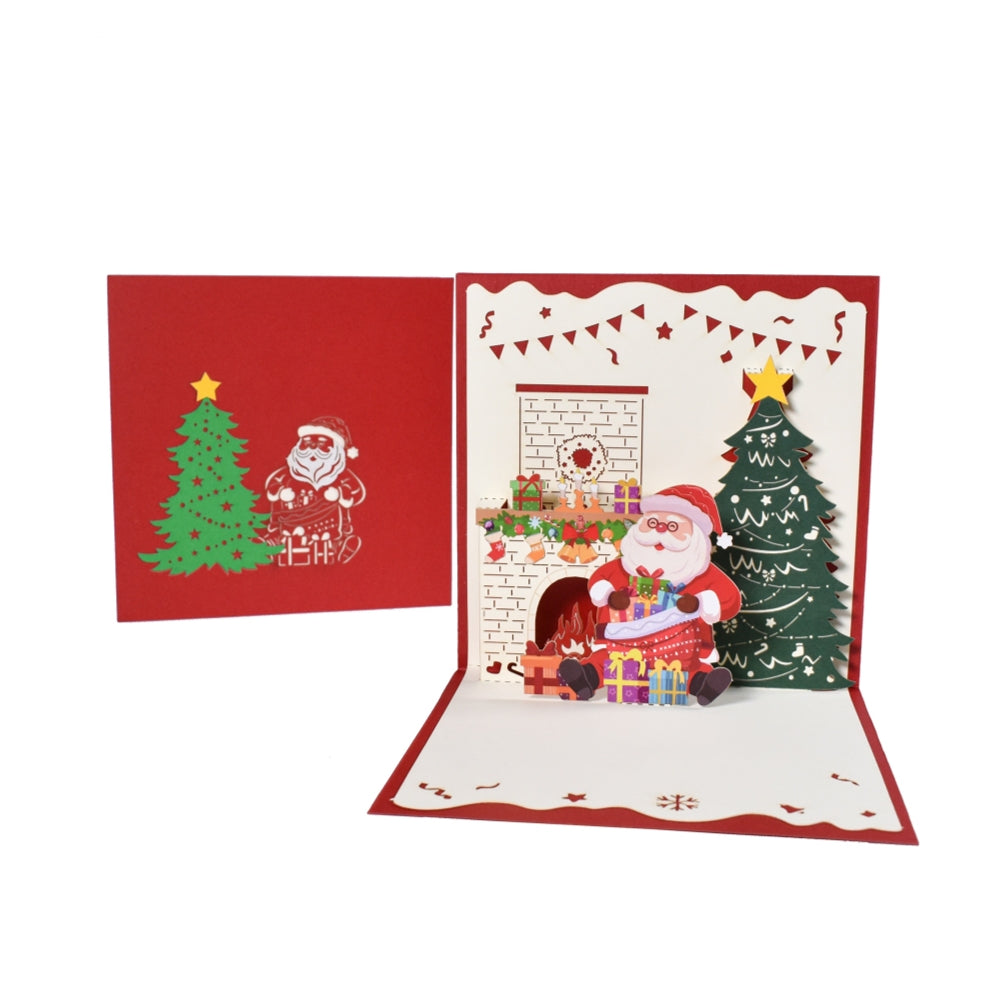 Santa’s Cozy Corner 3D Pop Up Christmas Card
