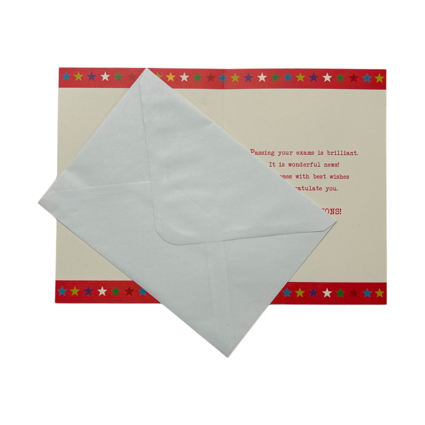 To Grandson You Passed Your Exam Multi Stars Design Congratulations Card