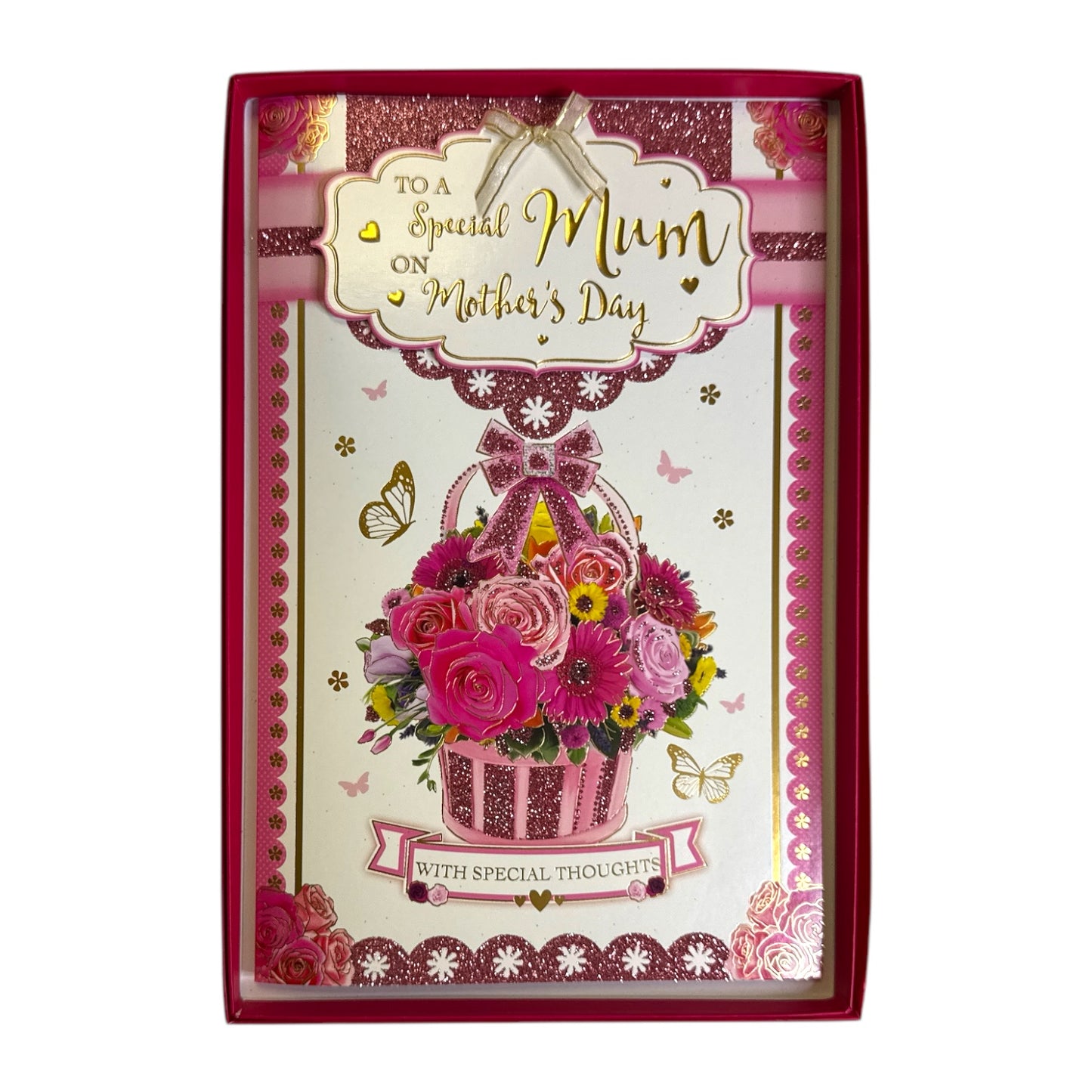 To A Special Mum Traditional Flower Bouquet Mother's Day Boxed Card