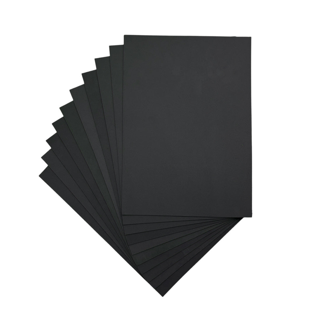 Pack of 10 A4 Black Coloured Eva Foam Sheets– Choice Wholesale