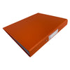 Pack of 10 A4 Orange Paper Over Board Ring Binders by Janrax