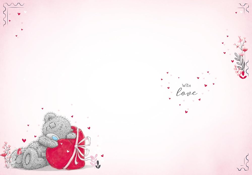 Bear Holding Heart Secret Admirer For Someone Special Valentine's Day Card