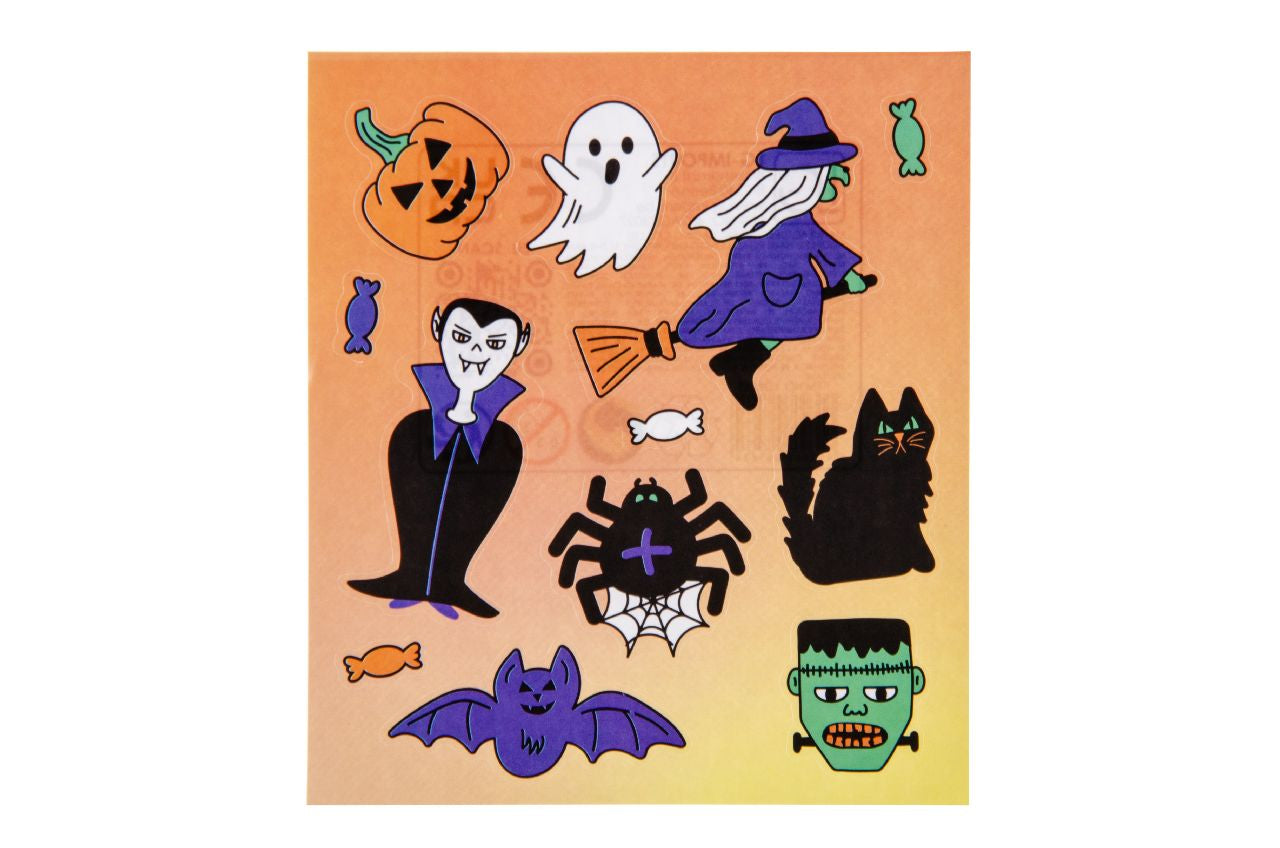 Pack of 12 Pieces Halloween Stickers