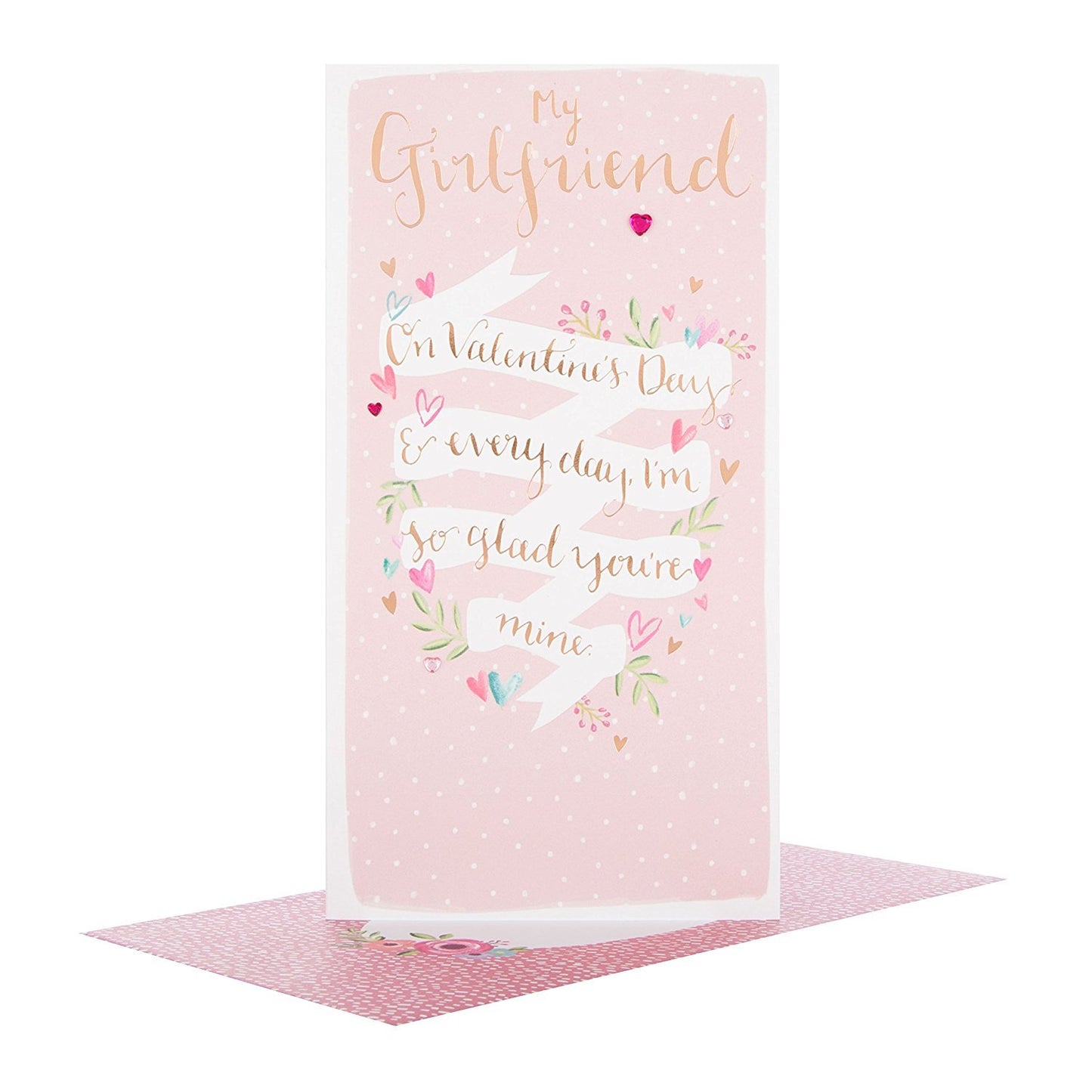 Hallmark Girlfriend Valentine's Day Card 'You're Mine' Medium 
