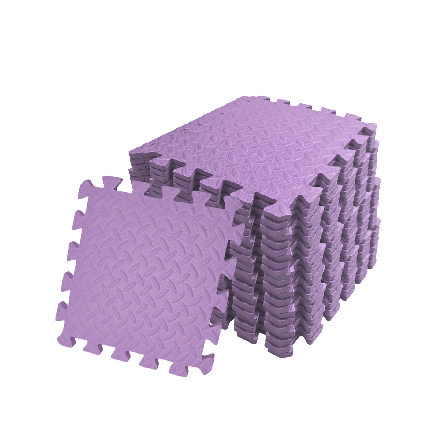 Pack of 4 30x30cm Purple Coloured 1cm Thick EVA Foam Mats