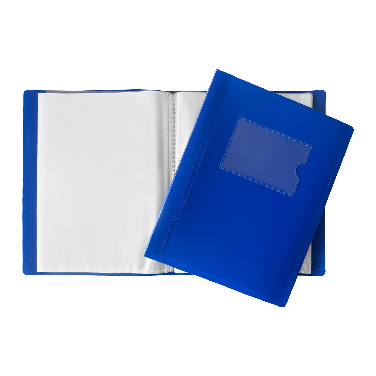 A5 Blue Flexible Cover 100 Pocket Display Book