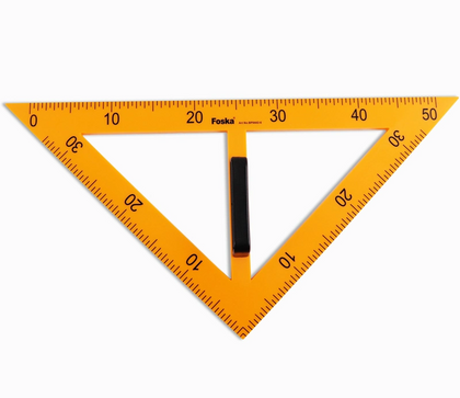 40cm Plastic School Teaching Triangle Rulers with Removable Handle