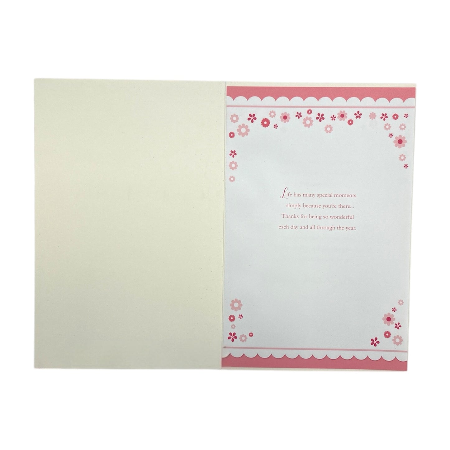 With Love From Your Daughter Flower Head Design Mother's Day Card
