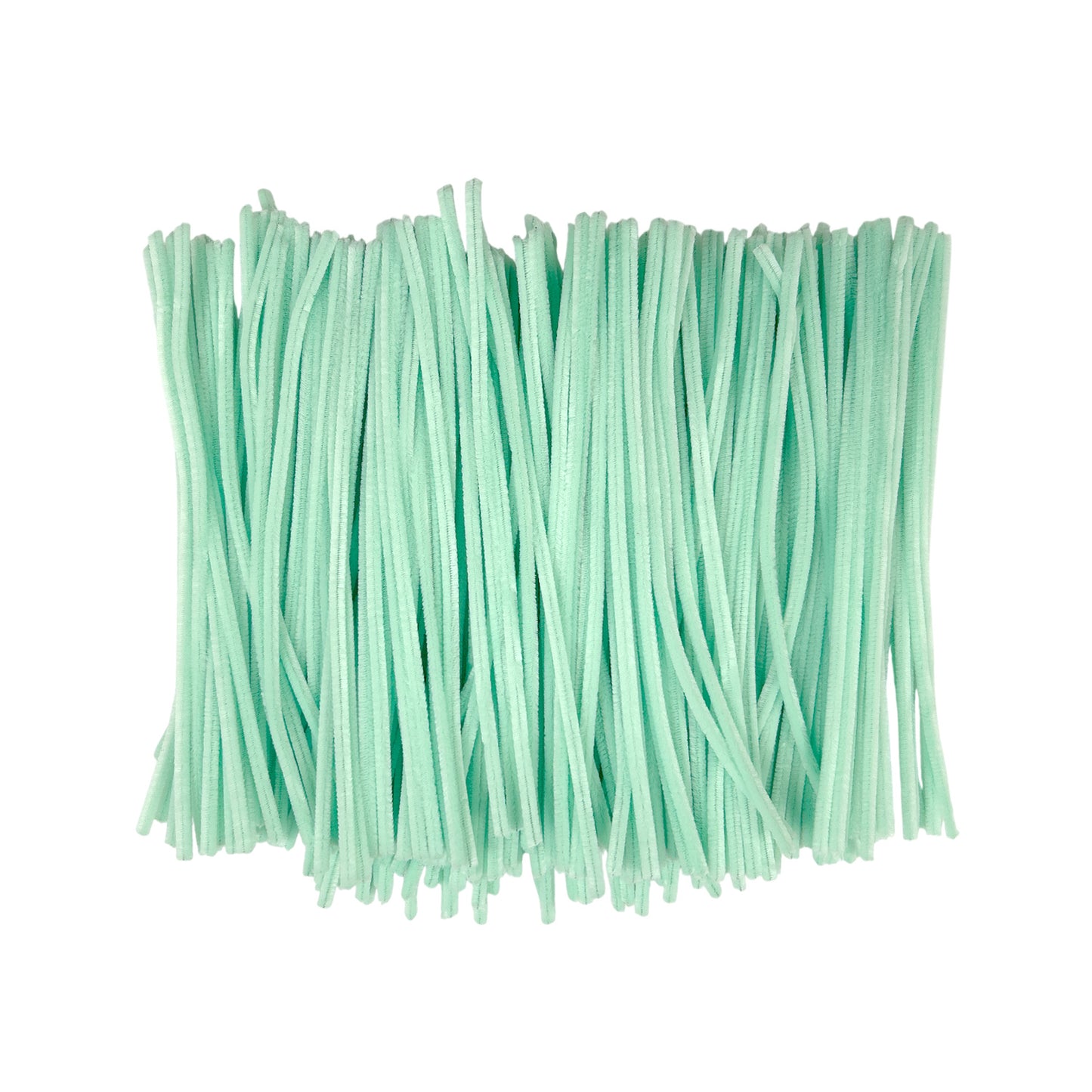 Pack of 250 Pastel Green Coloured Pipe Cleaners 30cm x 6mm Craft Chenille Stems