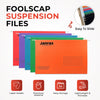Pack of 50 Green Foolscap Suspension Files