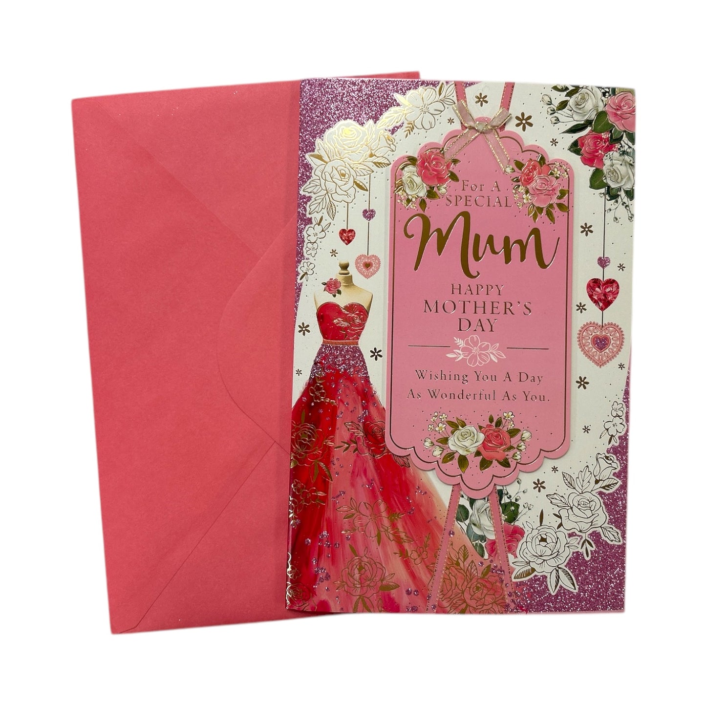 For Special Mum 8 Page Insert Luxury Mother's Day Card