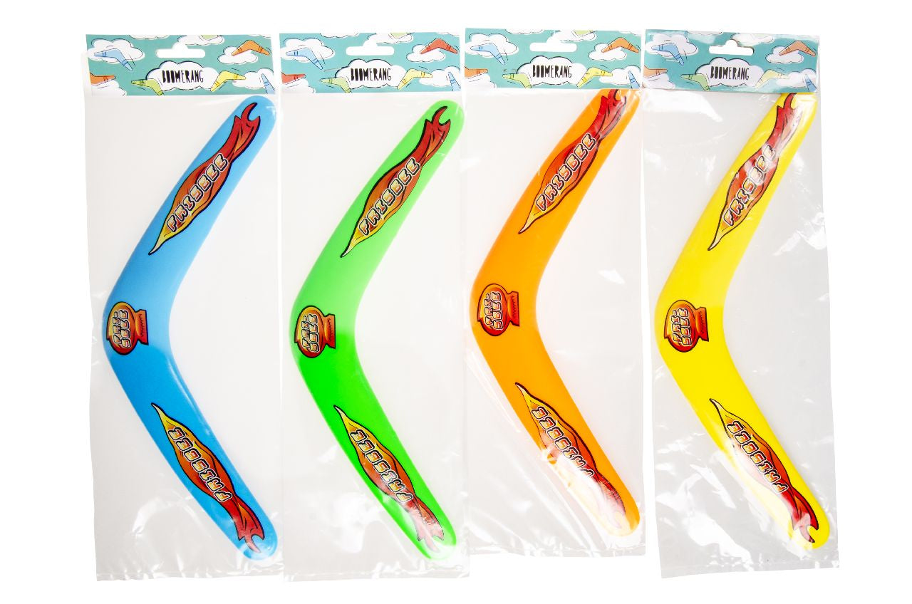 Single Plastic Boomerang
