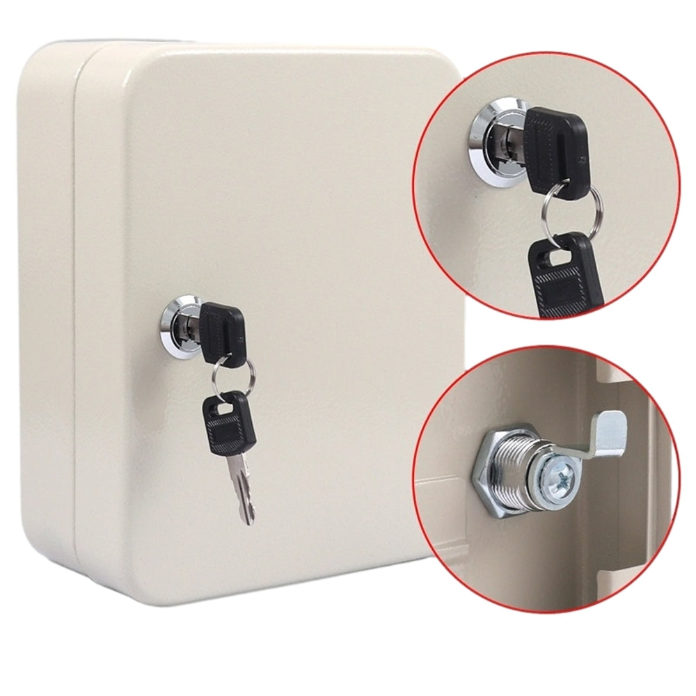 Key Shaped Container Lockable 20 Key Holders Storage Steel Box– Choice Wholesale