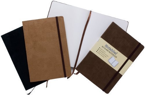 A5 Suede Effect Notables Plain Notebook– Choice Wholesale