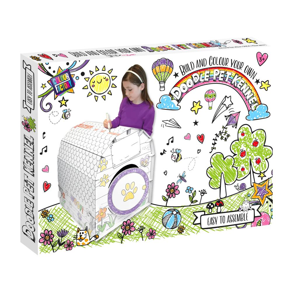 Build & Colour Your Own Doodle Pet Kennel