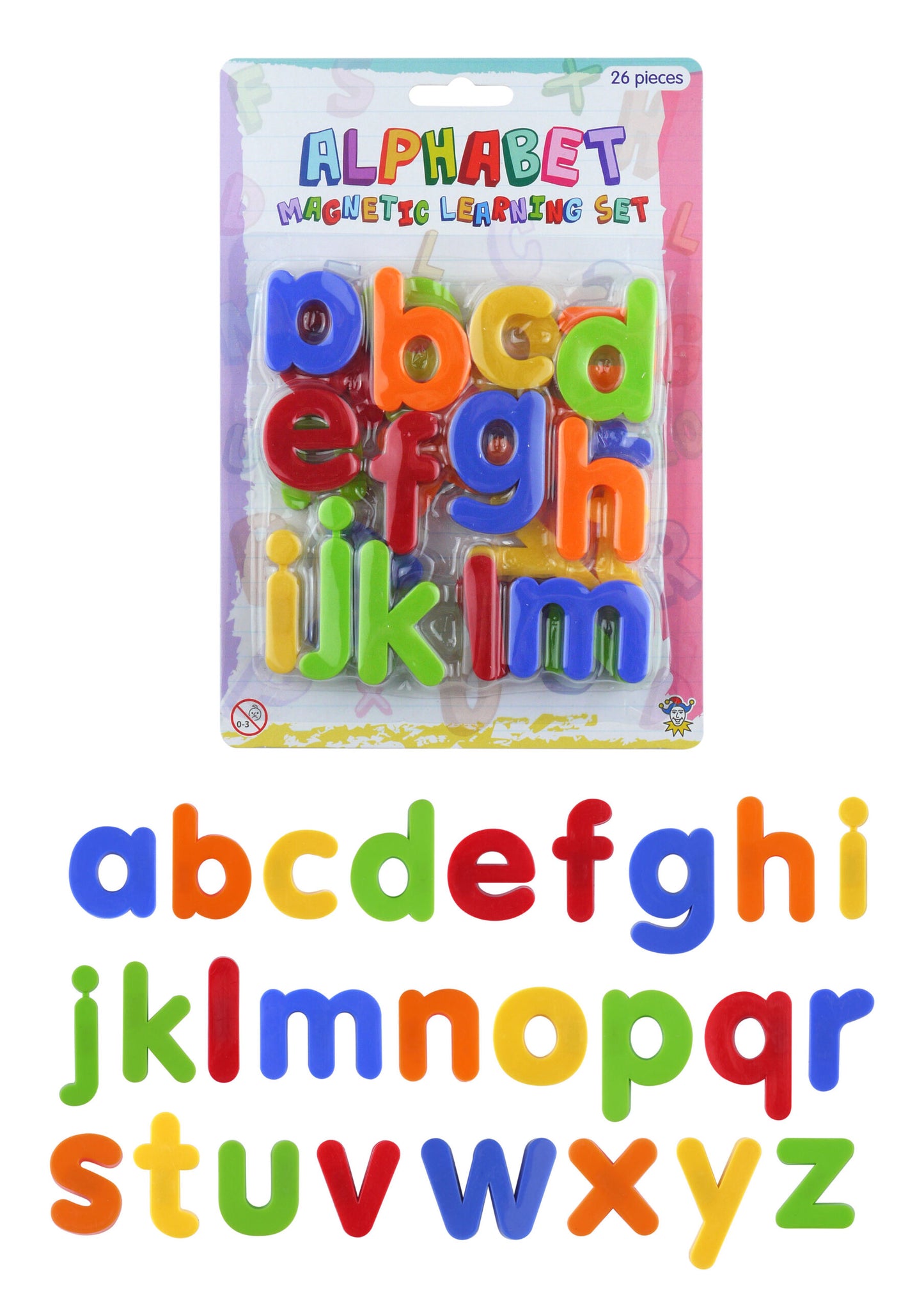Pack of 26 4cm Magnetic Alphabet Set